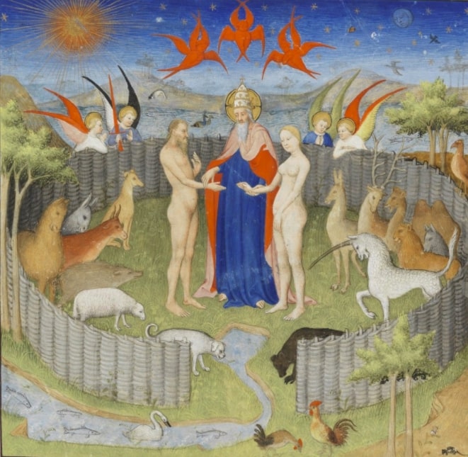 Livre_des_propriétés_des_choses_-_Fitzwilliam_Museum_Ms251_f15r_(Dieu_présentant_Eve_à_Adam).jpg