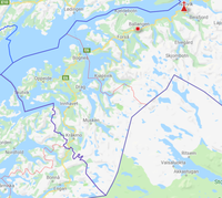 2020-grensen mellom St. Eystein menighet/Bodø og Kristus Kongen menighet/Narvik