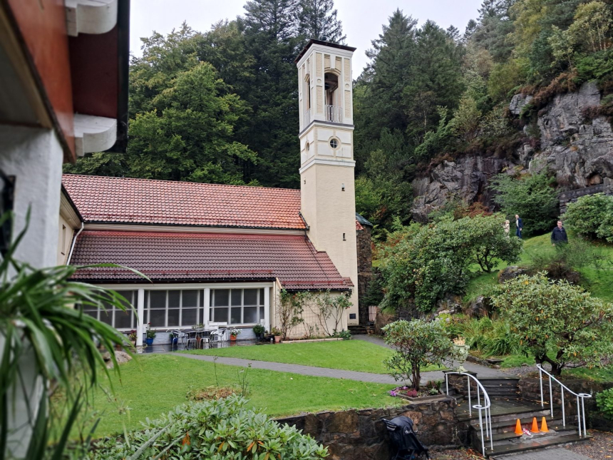 Utsiden av Marias Minde kloster i Bergen